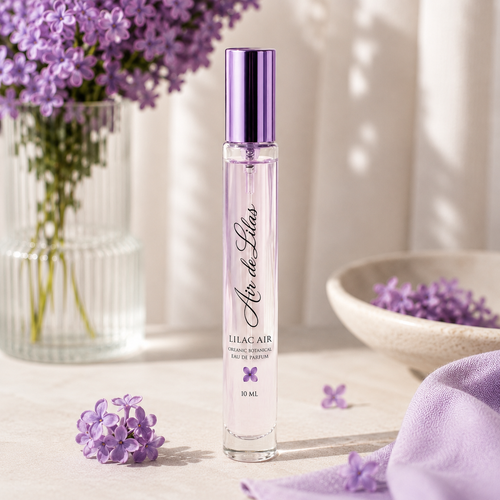 Clean Perfume - Organic Botanical Eau de Parfum - Air de Lilas - Lilac Air - 10 mL
