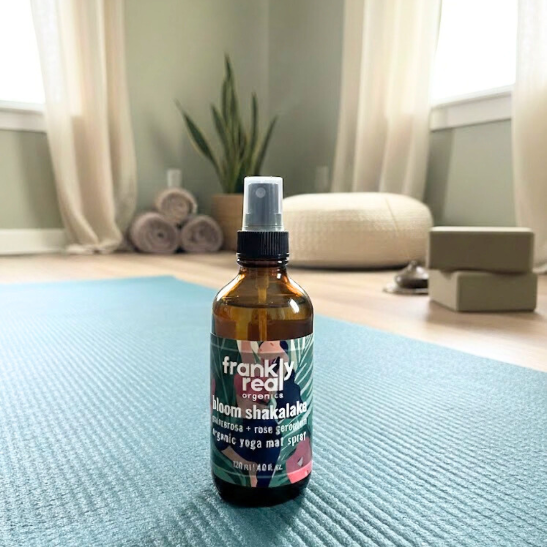 Bloom Shakalaka Organic Yoga Mat Spray – Palmarosa + Rose Geranium