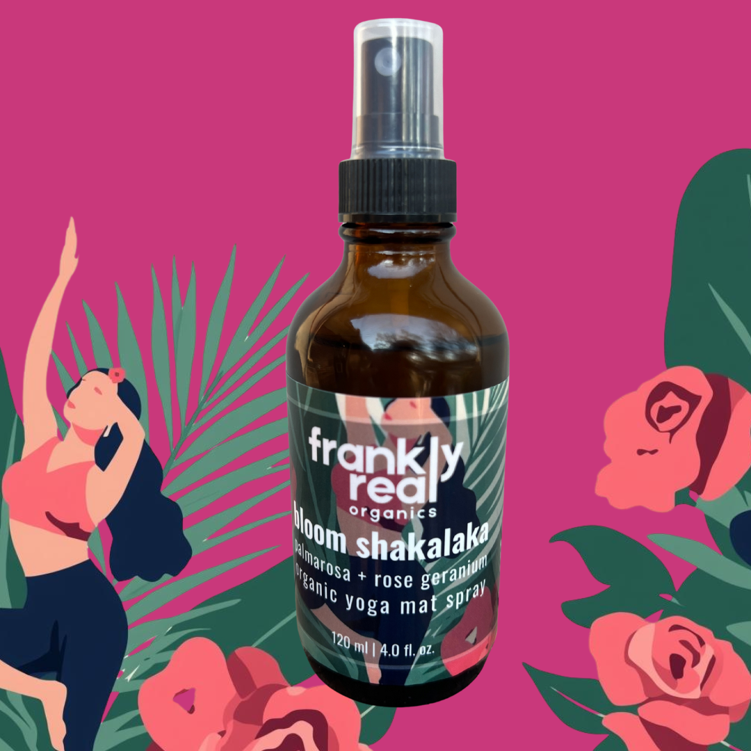 Bloom Shakalaka Organic Yoga Mat Spray – Palmarosa + Rose Geranium