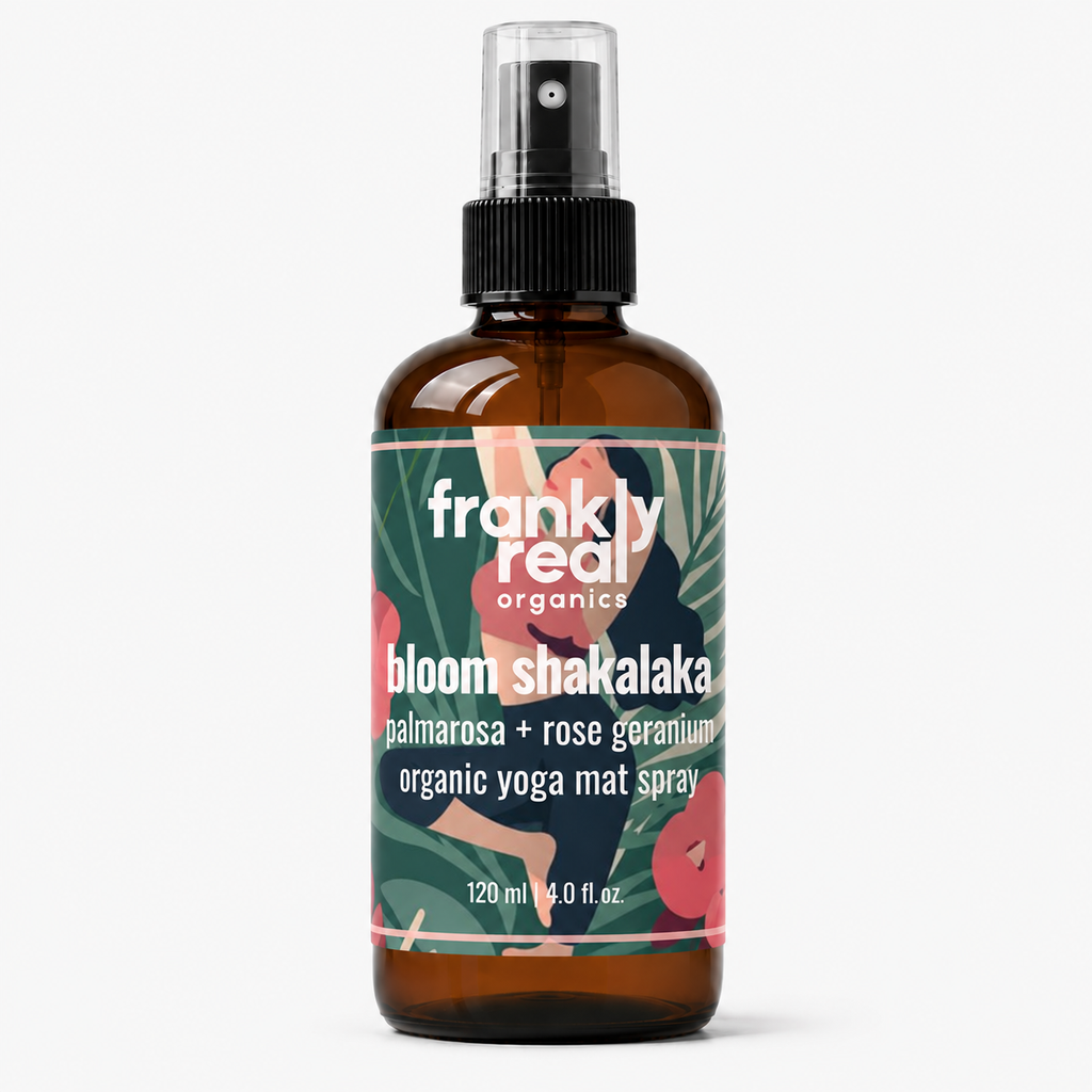 Bloom Shakalaka Organic Yoga Mat Spray – Palmarosa + Rose Geranium