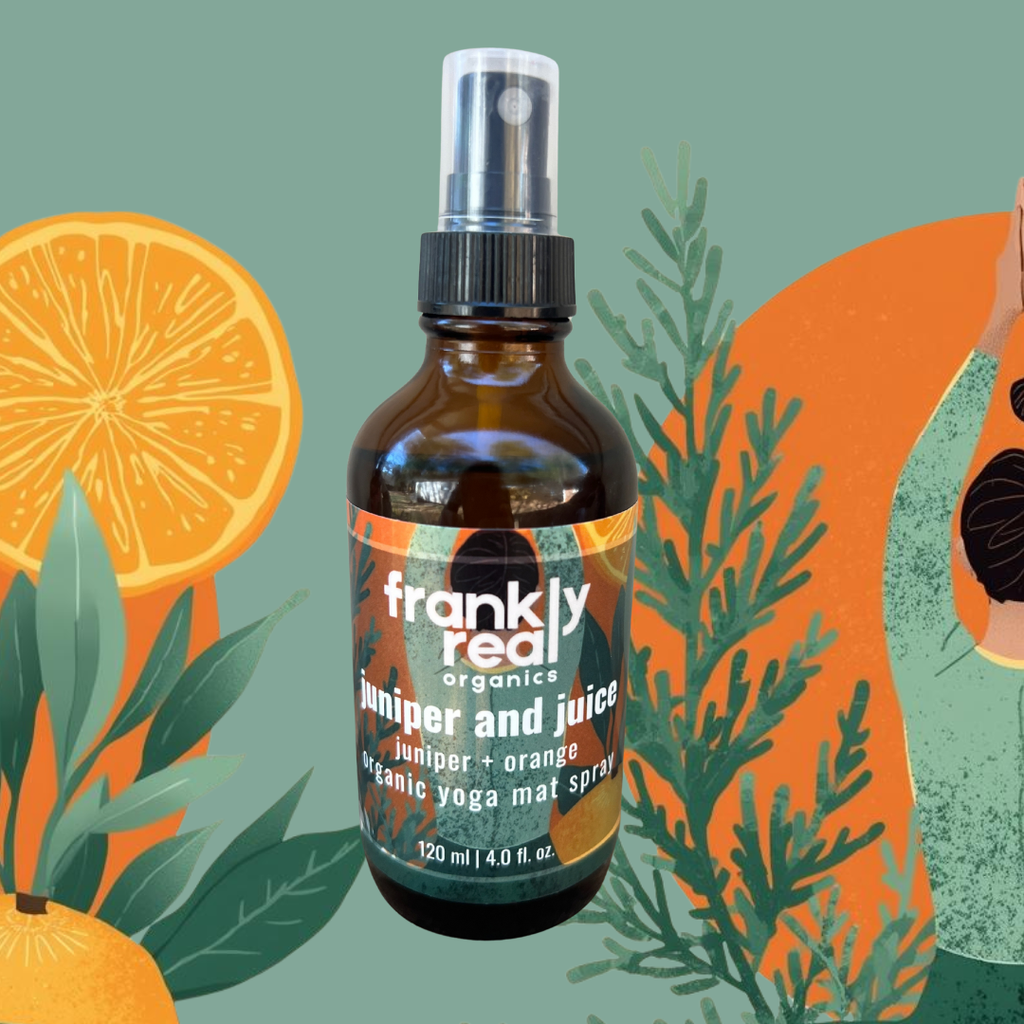 Wholesale Case of 12: Juniper & Juice Organic Yoga Mat Spray - Juniper + Orange