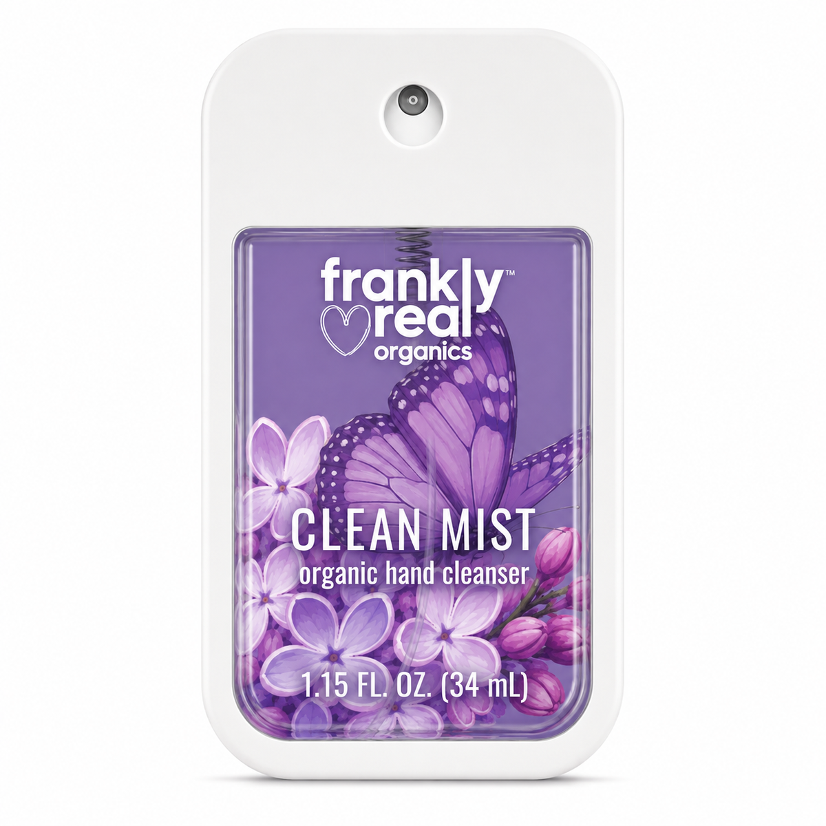 Organic Hand Cleanser Spray – Neroli + Ylang-Ylang - Lilac it Like That – 34 mL | Clean Mist™