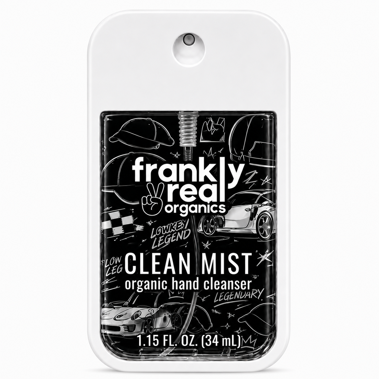 Organic Hand Cleanser Spray – Citrus + Pine – Lowkey Legend – 34 mL | Clean Mist™