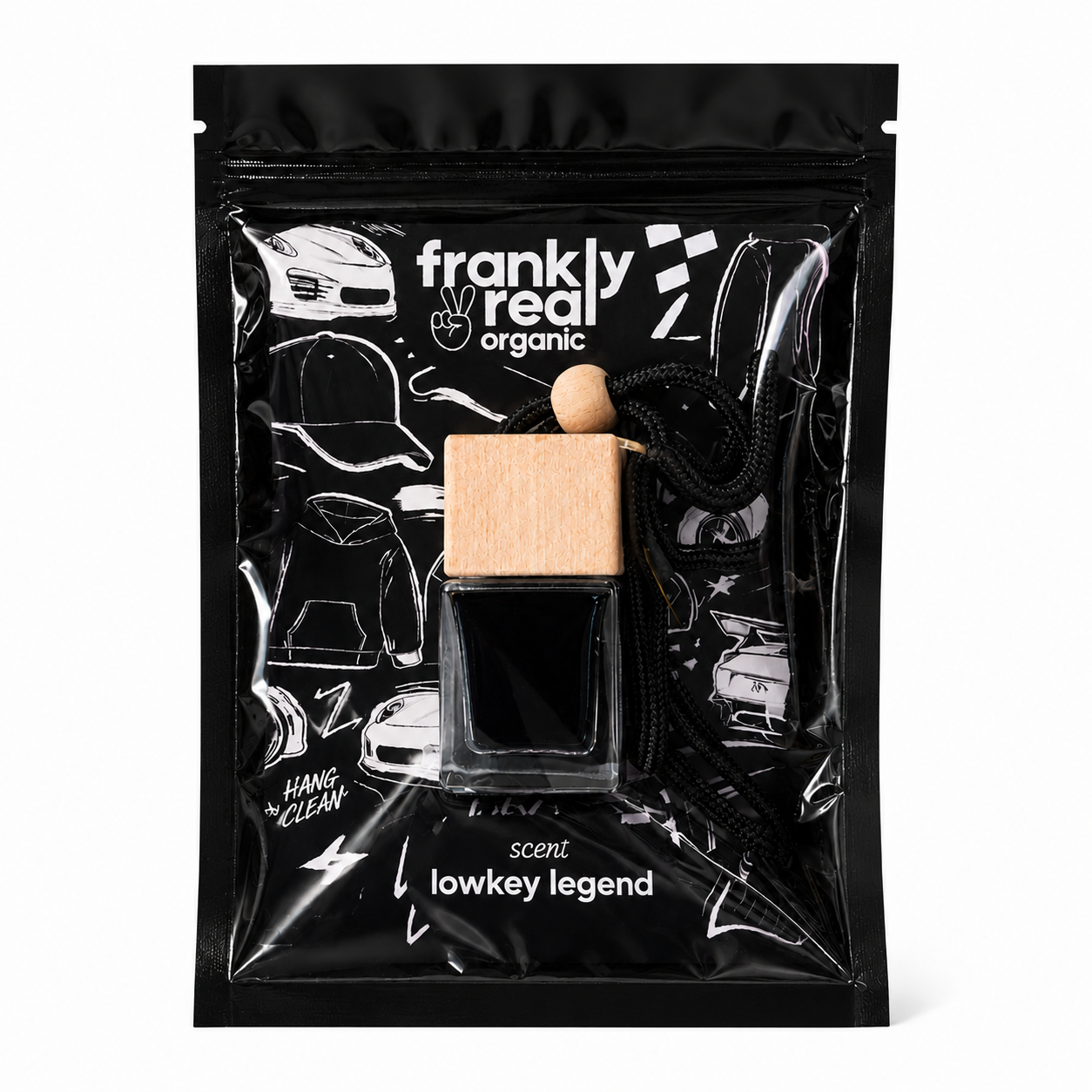 Hang Clean™ Organic Air Freshener – Citrus + Pine “Lowkey Legend” (Signature Scent) 8ml