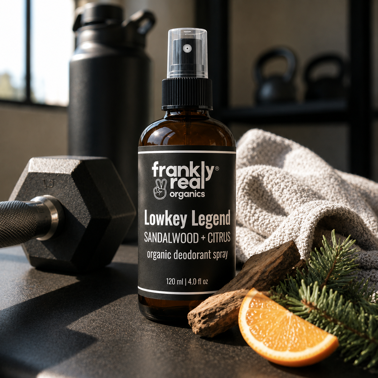 Lowkey Legend Organic Deodorant - Sandalwood + Citrus