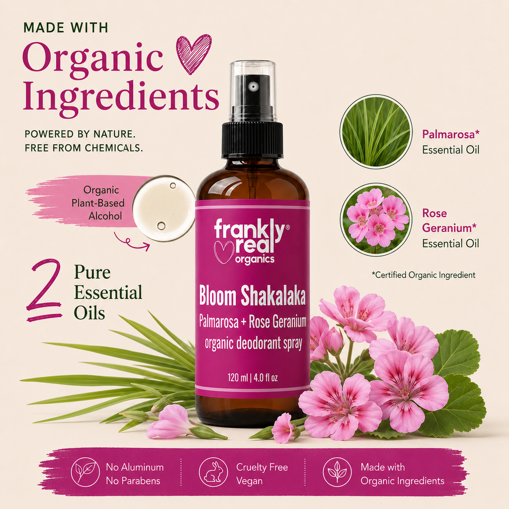 Bloom Shakalaka Organic Deodorant  - Palmarosa + Rose Geranium