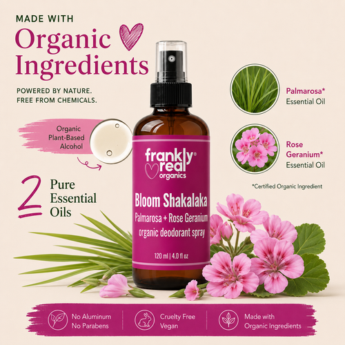 Bloom Shakalaka Organic Deodorant  - Palmarosa + Rose Geranium