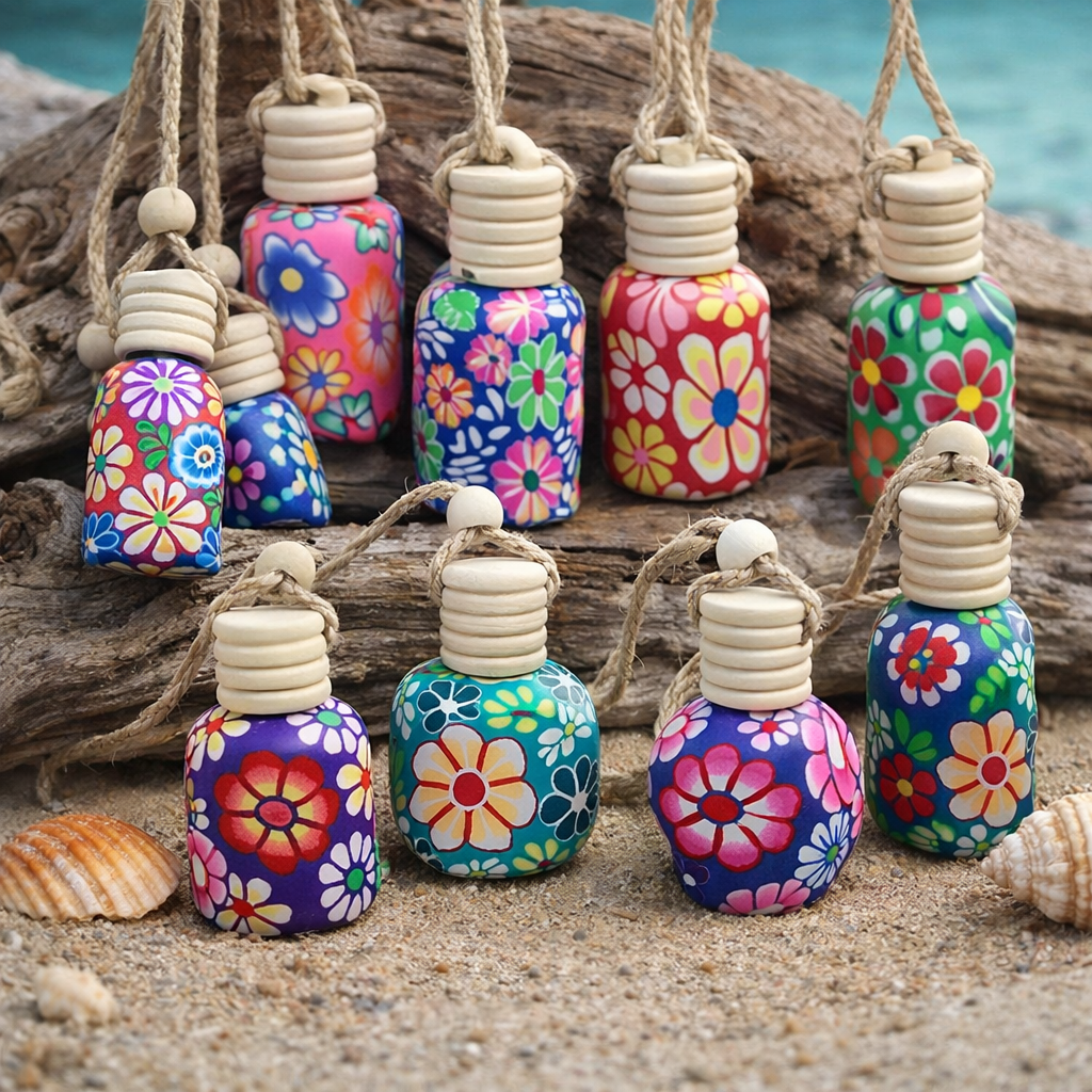 Hang Clean™ Organic Air Freshener – Floral Blend “Pretty Air Don’t Care” (Up to 15ml, One of a Kind — Just Like You)