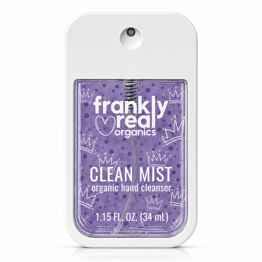 Organic Hand Cleanser Spray – Lavender + Sandalwood – Purple Reign – 34 mL | Clean Mist™