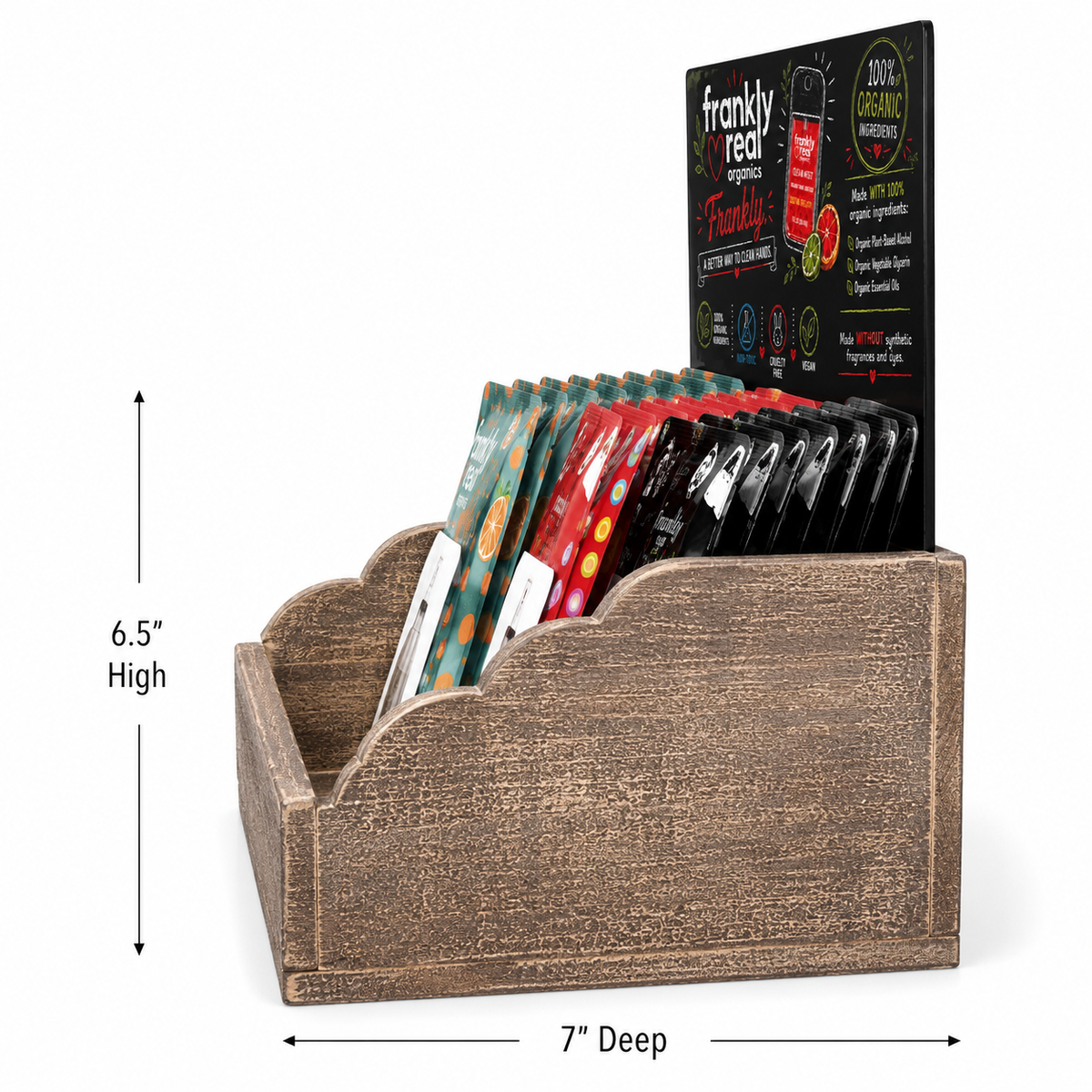 Large Wooden Hand Cleanser Retail Display