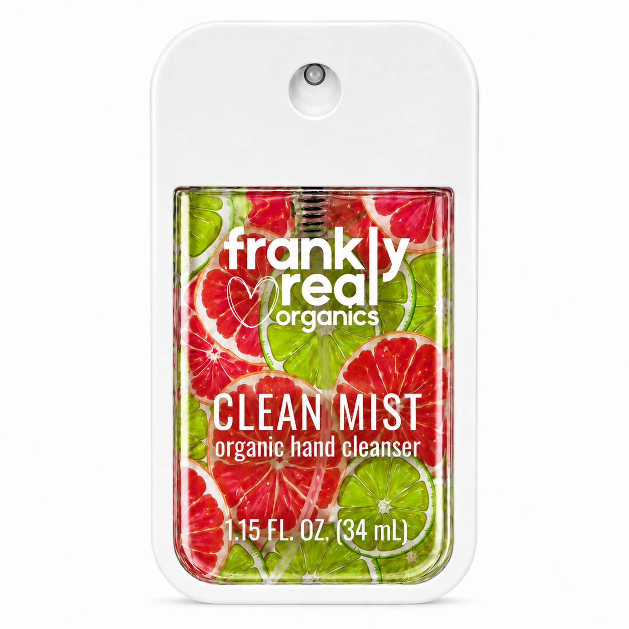 Organic Hand Cleanser Spray – Grapefruit & Lime – Zest in the City – 30 mL | Clean Mist™