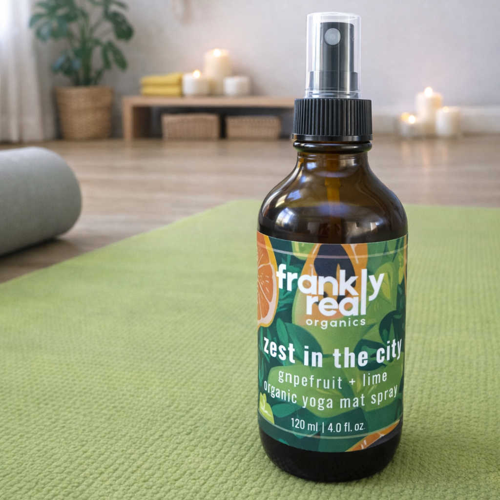 Wholesale Case of 12: Zest in the City Organic Yoga Mat Spray - Grapefruit + Lime