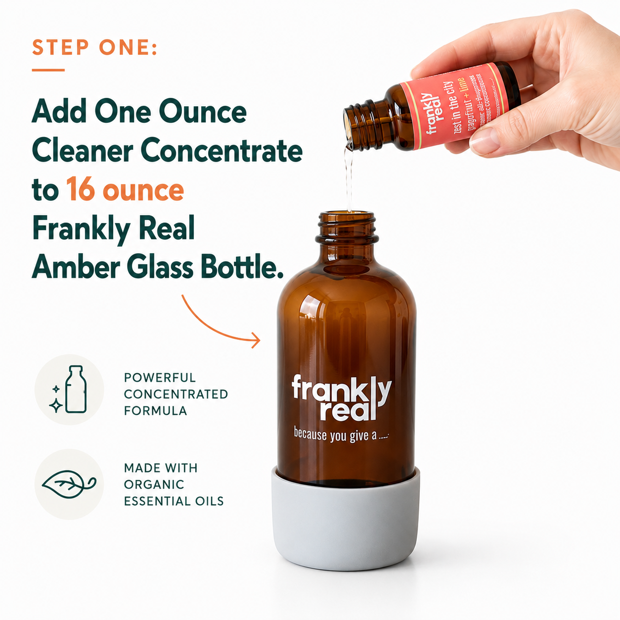 Zest in the City Organic All Purpose & Granite Cleaner Concentrate - Grapefruit + Lime