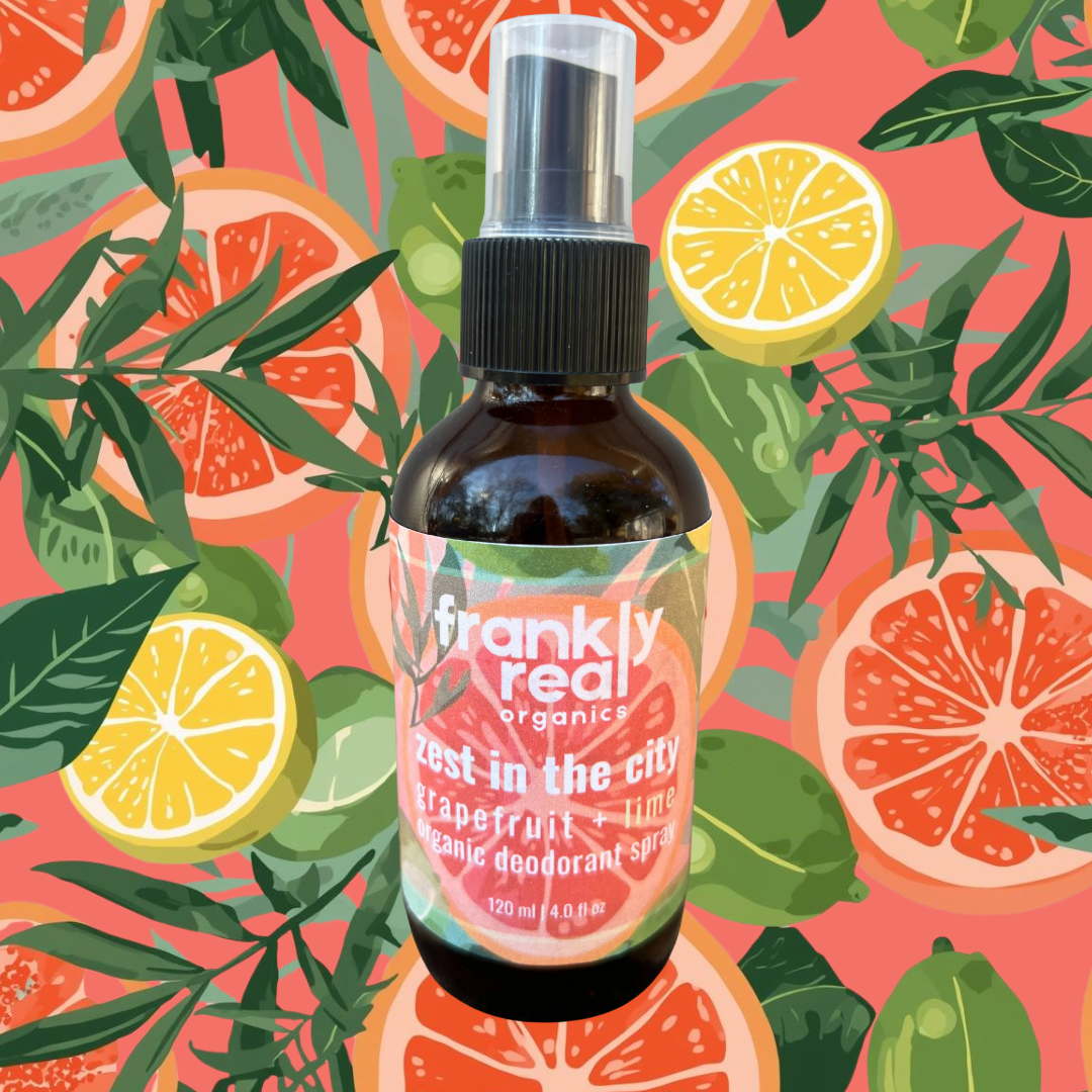 Zest in the City Organic Deodorant  - Grapefruit + Lime