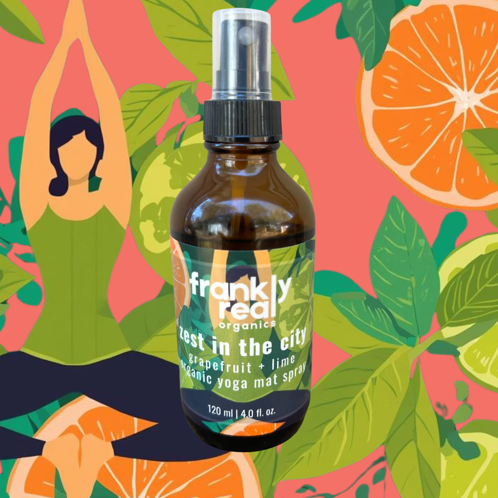 Wholesale Case of 12: Zest in the City Organic Yoga Mat Spray - Grapefruit + Lime